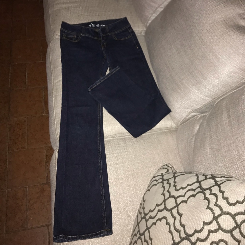 Victoria’s Secret Hipster Jeans, Size 2, Dark Blue